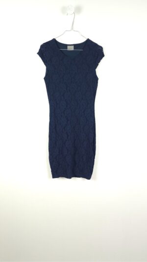 Kort blå blondekjole med korte ærmer fra Vero Moda, Str. S