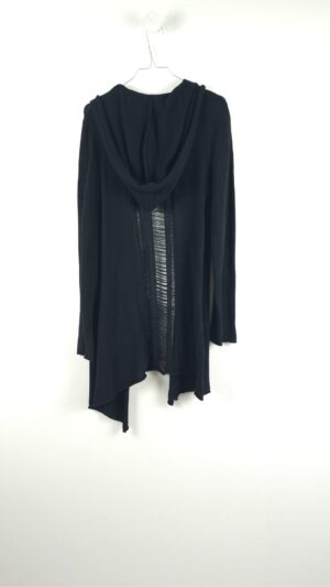 Alternative view of Sort cardigan med hætte fra Divided, Str. XS