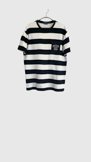 Alternative view of Sort/hvid stribet t-shirt fra Polo Ralph Lauren, Str. M
