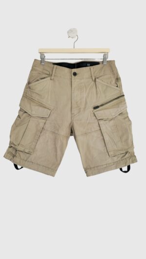 Beige shorts med lårlommer fra G-Star, Str. 32