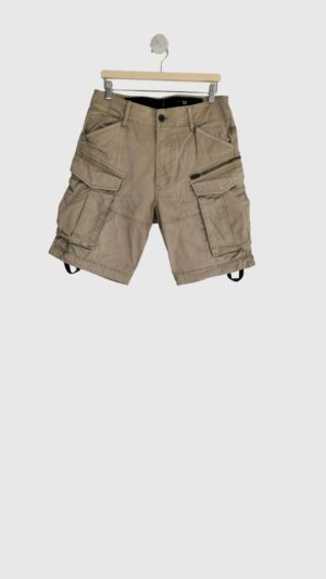Alternative view of Beige shorts med lårlommer fra G-Star, Str. 32
