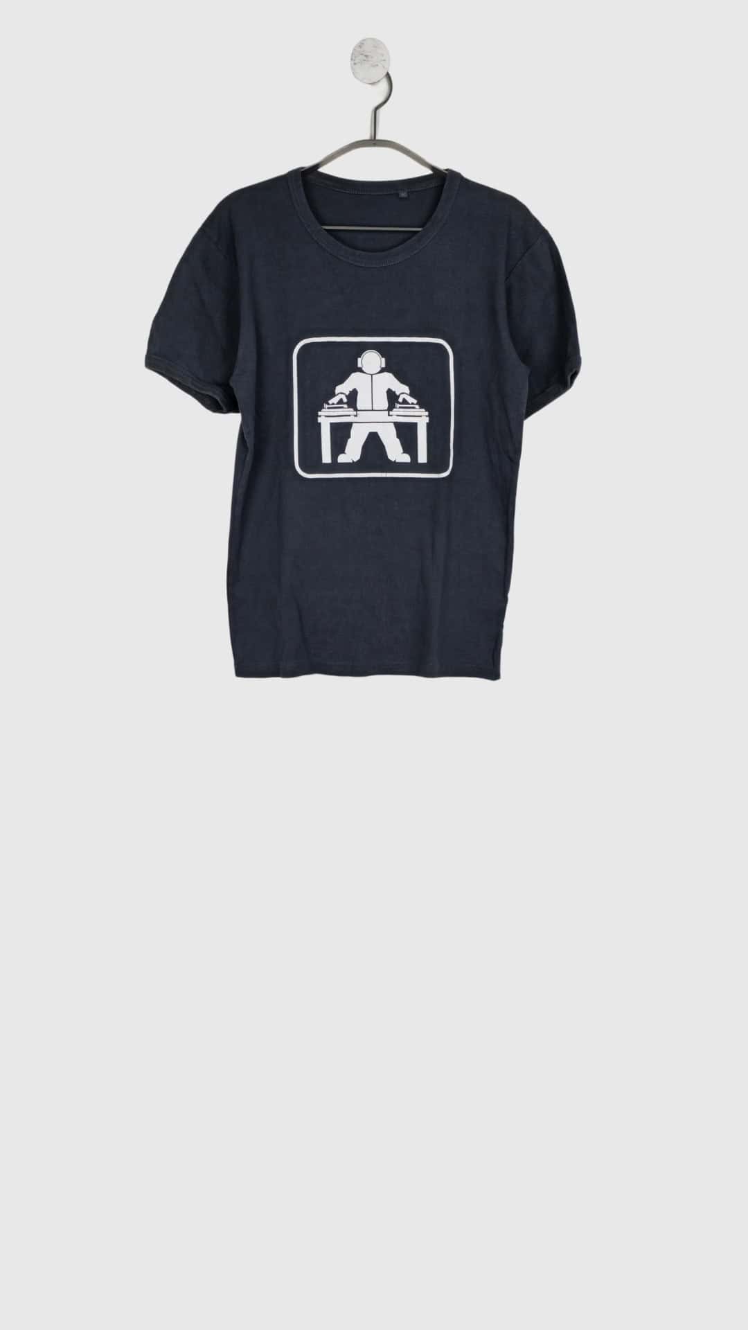 Grå DJ t-shirt, Str. L - Billede 2