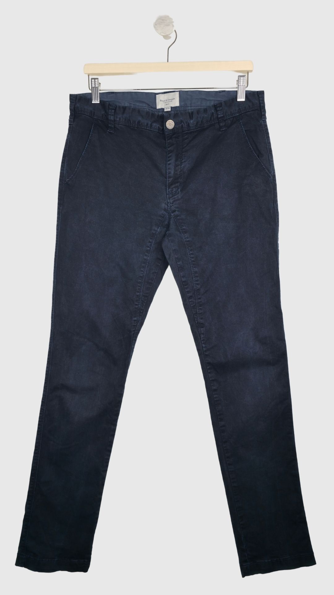 Blå chinos fra Bruun & Stengade, Str. 33/34