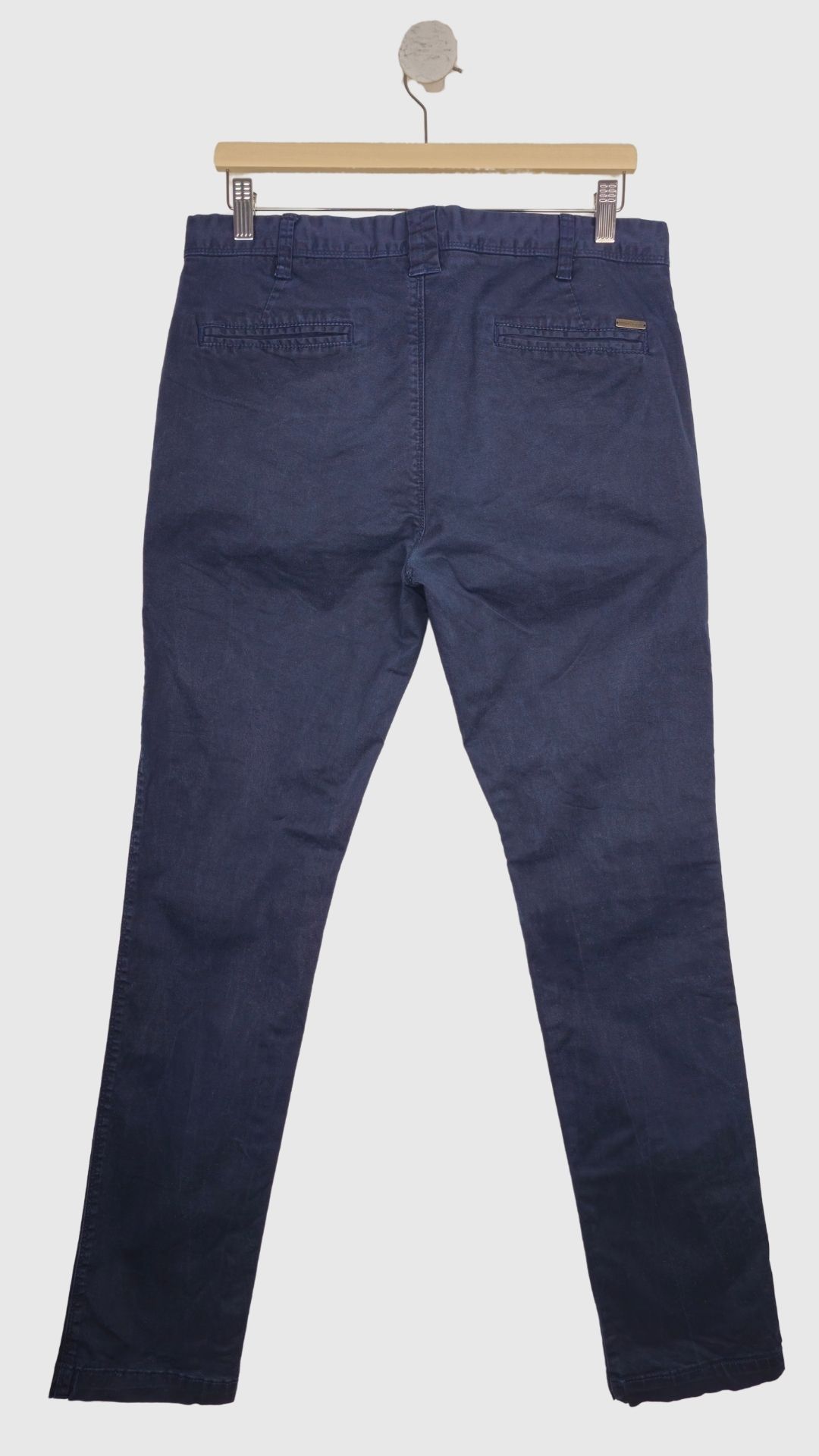 Blå chinos fra Bruun & Stengade, Str. 33/34 - Billede 3