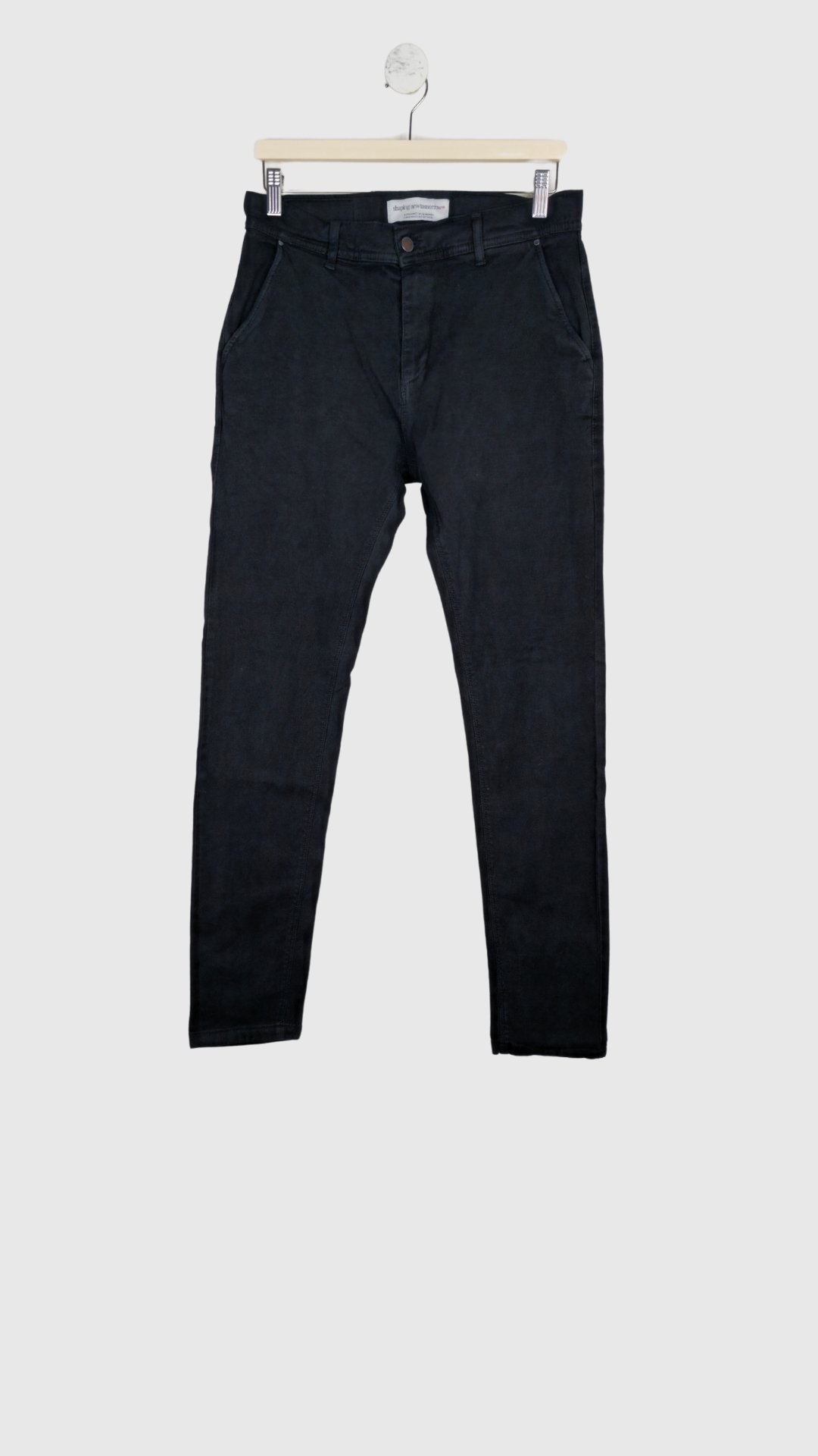 Sorte chino-bukser fra Shaping New Tomorrow, Str. 32/34 - Billede 2