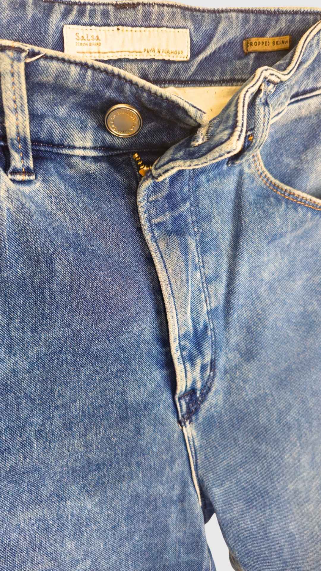 Lyseblå jeans fra Salsa Jeans, Str. W31 L28 - Billede 3