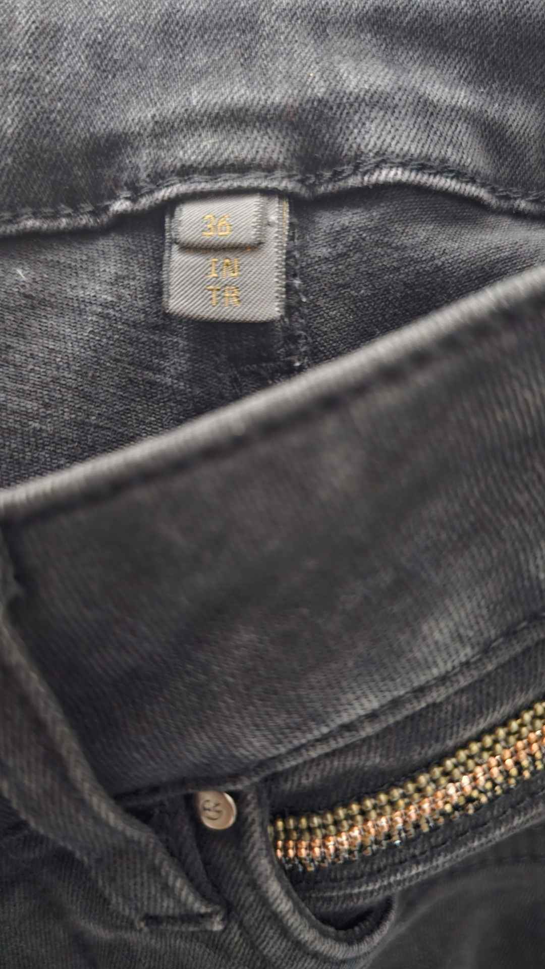 Mørkegrå jeans fra Dranella, Str. 36 - Billede 4