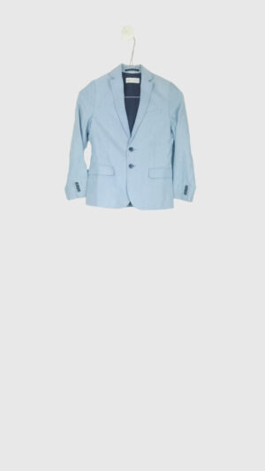 Alternative view of Lyseblå blazer fra H&M, Str. 128 eller 7/8 år