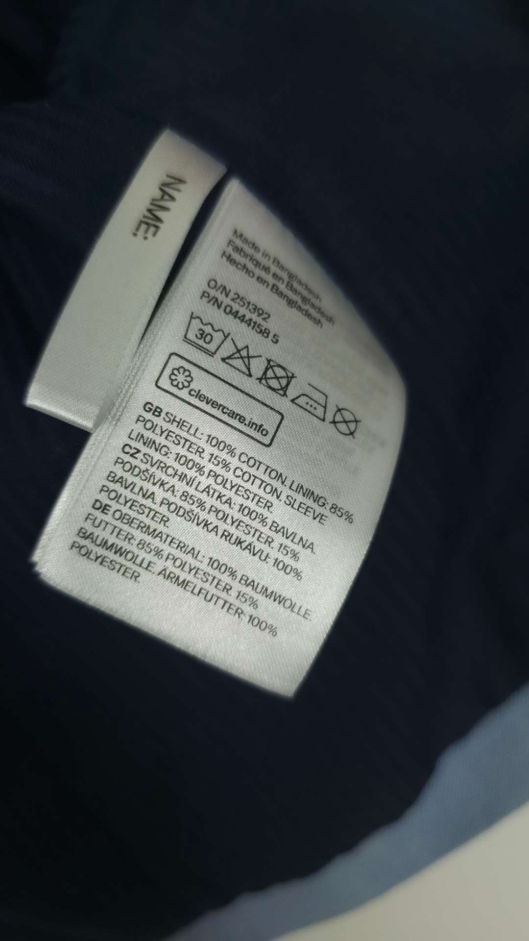 Lyseblå blazer fra H&M, Str. 128 eller 7/8 år - Billede 6
