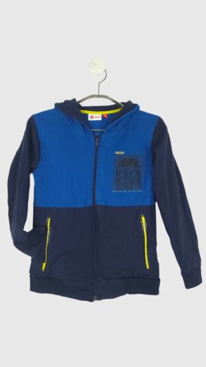 Mix af blå hoodie fra Lego Wear, Str. 146 eller 11 år